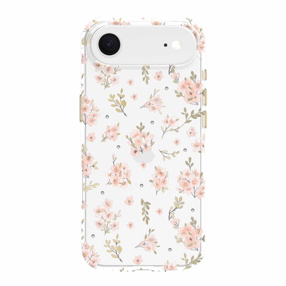 onn Pink Floral with Gems Phone Case for iPhone Air