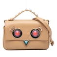 thumbnail image 1 of Pre-Owned Fendi Double Micro Bucket Monster Chain Shoulder Bag 8M0371 Beige Pink... (Good), 1 of 7