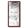 thumbnail image 2 of ArtToFrames 10" x 22" Cherry Picture Frame, 10x22 inch Red Wood Poster Frame (WOM-4213),  Pack, 2 of 6