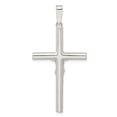 thumbnail image 4 of FJC Finejewelers 925 Sterling Silver Polished Large Hollow Crucifix Charm 46 x 23 mm, 4 of 6
