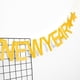 thumbnail image 4 of Banner de Feliz Año Nuevo Dorado para Decoraciones de Feliz Año Nuevo 2025, crea el ambiente perfecto para la velada, 4 of 5