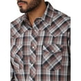 thumbnail image 3 of Wrangler® Men's Long Sleeve Western Plaid Shirt, 3 of 3