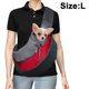 thumbnail image 1 of 0002-Bolso bandolera portátil de malla transpirable para mascotas-Rojo grande Xemadio 2034782-5, 1 of 9