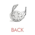 thumbnail image 3 of Danish Koling National Landmark Building Ring Adjustable Love Wedding Engagement, 3 of 3