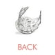 thumbnail image 3 of Anillo de compromiso Unbranded amor carne ajustable, 3 of 3