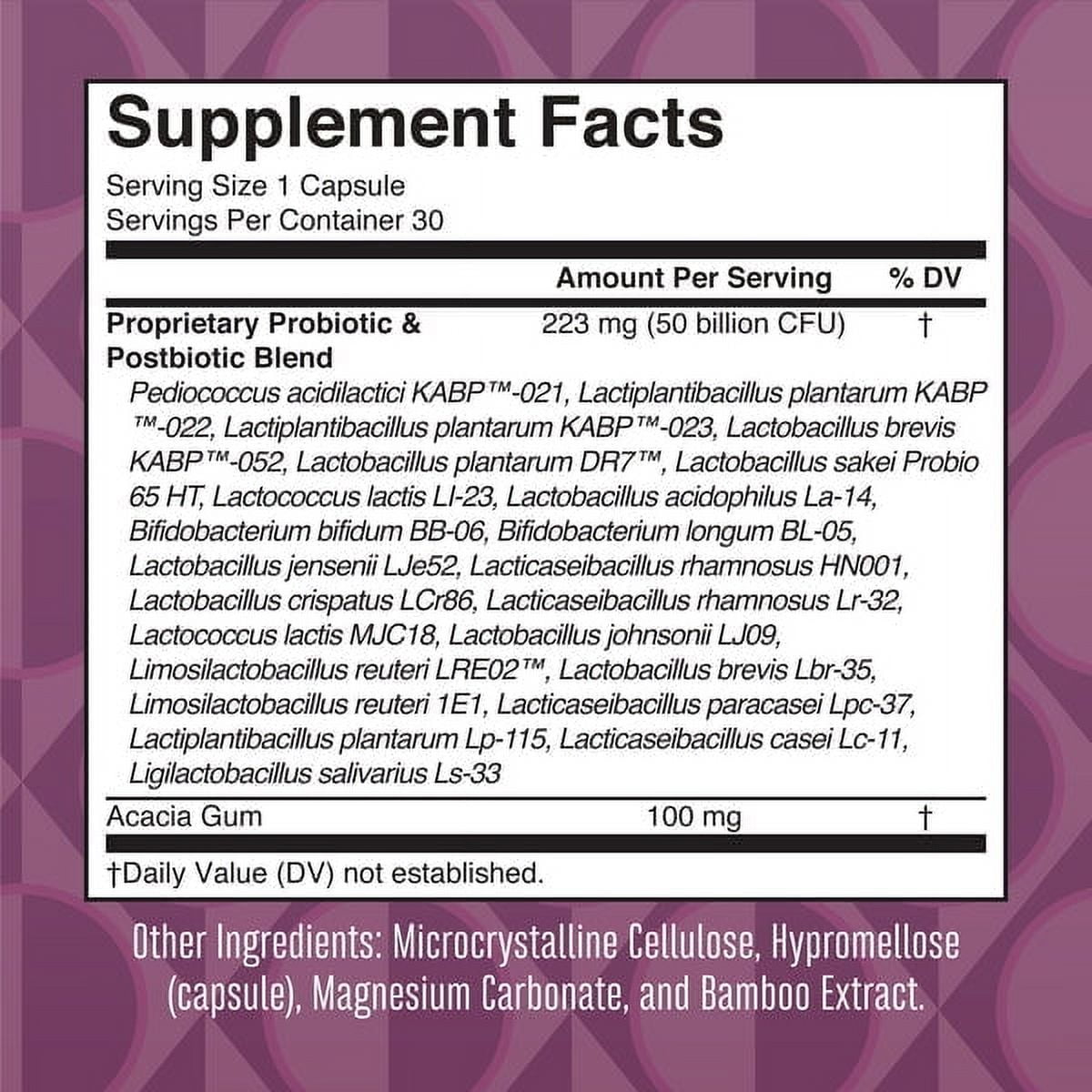 MaryRuth's Women's 40+ Probiotic Blend Capsules 50 Billion CFU Vegan Gluten-Free Dairy-Free 30 Capsules