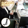 thumbnail image 4 of QUMIIRITY 6Pcs Cash Register Bill Clips Black Plastic Cash Tray Drawer Accessories, 4 of 7