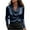 Dark Blue (New Upgrade), variant on Htigea Women's Drop Cowl Neck Shirts Elegant Satin Long Sleeve Top Dressy Office Work Blouse Gold S