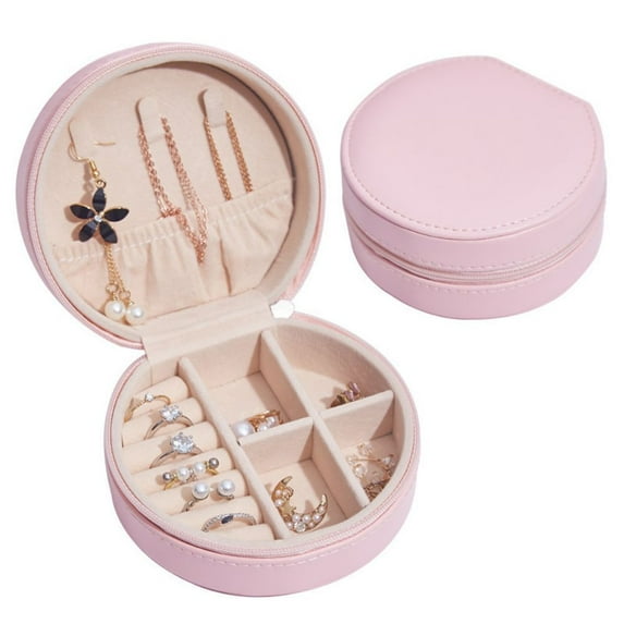 CSCHome Leather Jewelry Case Jewelry Boxes Waterproof and Wear-Resistant, Easy to Clean Jewelry Organizer for Women