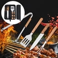 thumbnail image 3 of Juego de herramientas de barbacoa Sunnimix de Acero inoxidable 4 piezas, 3 of 8