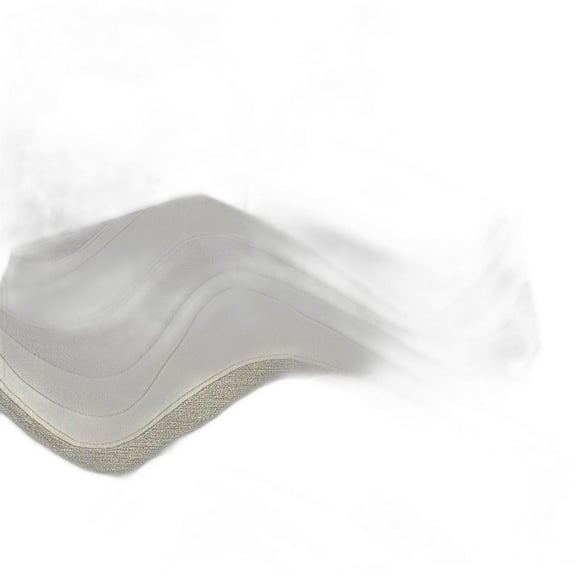 8' x 10' 6" Wool Ivory Area Rug