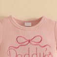 thumbnail image 4 of KPOPLK Infant Baby Girl Summer Outfits 2Pcs Set Short Sleeve Flower Embroidery Tee Top Casual Denim Shorts Clothes(12-18 Months,Red), 4 of 7