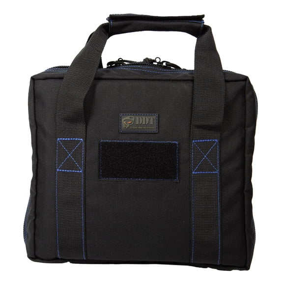 DDT Viper Padded Double Pistol Case, Color Blueline