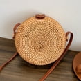 thumbnail image 5 of Handwoven Shoulder Bag Durable Rattan Crossbody Bag Daily Leisure (Style 3) Shoulder Bags for Women, 5 of 9