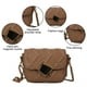 thumbnail image 3 of Bolso bandolera de diseñador mini con cadena acolchada, bolso de hombro para mujer, bolso de mano, café:;:;, 3 of 5