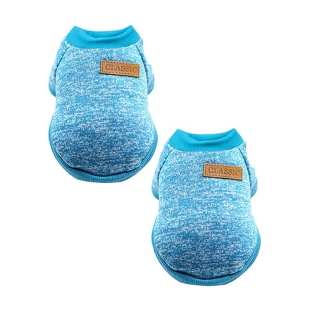 2Pack Deal Countdown! Pet Dog Puppy Classic Sweater Fleece Sweater Clothes Warm Sweater Winter Pet Sweater Birthday Gift For Pet Dog Cat L