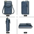 thumbnail image 3 of S-ZONE Small Crossbody Bags for Women Cell Phone Purse RFID Blocking Wallet Purses with Credit Card Slots, 3 of 6