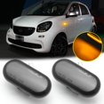 thumbnail image 1 of Xotic Tech Smoked lens LED Sequential Side Marker Light Flowing Turn Signal Indicators Lamp Bulbs Compatible with Mercedes Benz Smart Fortwo W453 / C453 2014-2019, 1 of 8
