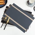 thumbnail image 7 of Stylish Pvc Placemats Set Of 6 For Dining Tables Heat Resistant 45X30Cm, 7 of 7