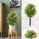 thumbnail image 5 of Flores Artificiales de Camelia con Plantas Verdes - Decoración de Primavera para El Hogar - Arreglo Floral Artificial para Sala de Estar, Comedor, Mesa, Estante, Escritorio de Oficina - Decoración Du, 5 of 7