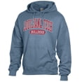 thumbnail image 2 of Men's Comfort Wash  Blue Louisiana Tech Bulldogs Lightweight Fleece Pullover Hoodie, 2 of 3