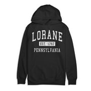 Lorane Pennsylvania Classic Established Premium Cotton Hoodie