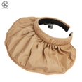 thumbnail image 4 of Luxtrada 2 in 1 Sun Visor Hats Headbands for Women Wide Brim Roll-up Summer Beach Hats Sun Visor Cap Hat UPF 50+ UV Sun Protection Foldable Packable, 4 of 9