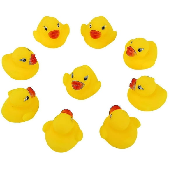 20 Pieces Of Rubber Duck Baby Bath Toys