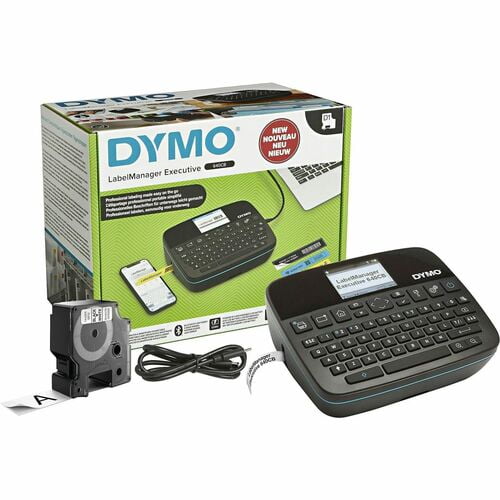 Dymo Executive 640 CB LabelManager Portable Labeller, Thermal Transfer, 0.79 in/s Mono, Tape, 0.24", 0.35", 0.47", 0.75", 0.94", 1" Screen (2197370) | 2-Pack (2 Total)