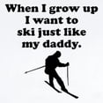thumbnail image 2 of CafePress - Ski Like My Daddy Body Suit - Long Sleeve Cotton Baby Bodysuit, 2 of 4