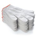 thumbnail image 1 of 12 pares de guantes de trabajo de hilo de algodón, guantes de punto de nailon, resistentes al desgaste, guantes de protección laboral, 600 g, blanqueador, 1 of 1