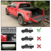 5.5ft Bed Truck Black Soft Trifold Tonneau Cover fits 04-14 Ford F-150