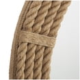 thumbnail image 4 of DecMode 40" x 40" Brown Rope Wall Mirror, 4 of 7