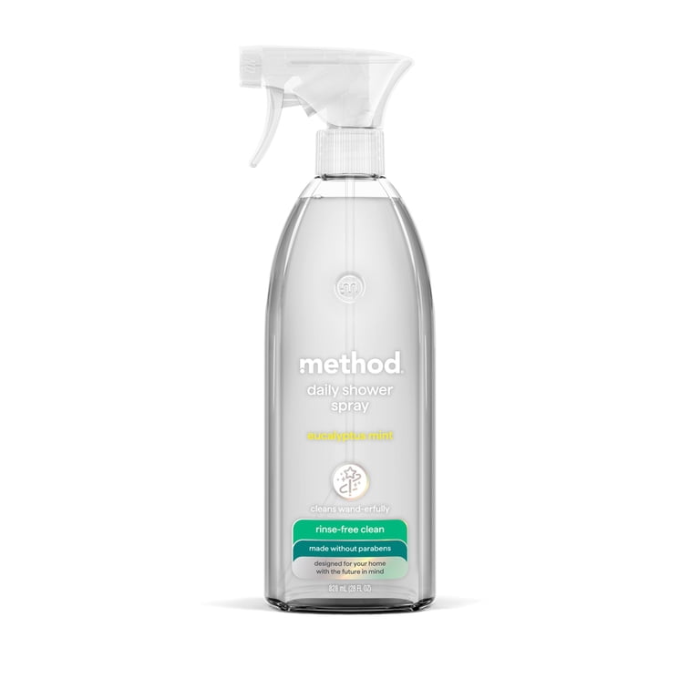Method Daily Shower Cleaner Spray, Eucalyptus Mint, 28 Oz (2-Pack) photo 2