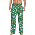 thumbnail image 2 of Picia Flying Bees Mens Soft Woven Cotton Elastic Waistband Sleep Pajama Pant Lounge Sleep Pant With Pockets And Drawstring-Small, 2 of 9
