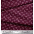 thumbnail image 3 of Soimoi Velvet Fabric Dot & Paisley Decor Fabric Printed Yard 58 Inch Wide, 3 of 4