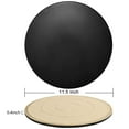 thumbnail image 5 of Pizza Stone for Oven Grill Black Glaze BBQ Baking Stone Round Ceramic Non-Stain Bread Pan (Black, 13 inch), 5 of 6