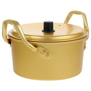 Yellow Aluminum Home Things Tangine Pots Household Small Cooking Gas Double-ear Soup Thickened and Deepened Instant Noodle Daily