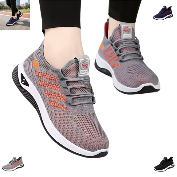 YOUYEDIAN Orthopedic Shoes for Women Fashion Non Slip Breathable Versatile Comfy Soft Platform Sneaker Casual Sport Running Mesh Shoes