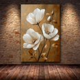 thumbnail image 3 of Mudket Framed,Canvas Wall Art,Ready to Hang,Golden Autumn Leaves Floral Canvas Print, Botanical Wall Decor, Flower Wall Art, for Bedroom Living Room Farmhouse Office Decor - 12"L x 8"W, 3 of 8