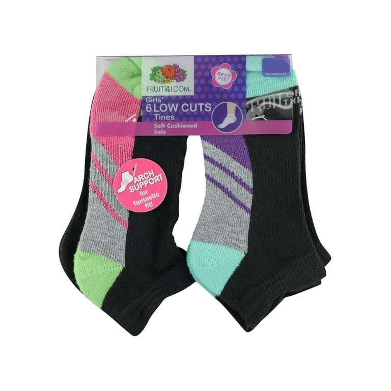 Fruit of the Loom womens Everyday Active Crew Socks- 6 Pair PackCasual Sock