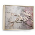 thumbnail image 2 of Designart "Apple Blossom euphony VII" Apple Blossom Floater Framed Canvas Print, 2 of 7