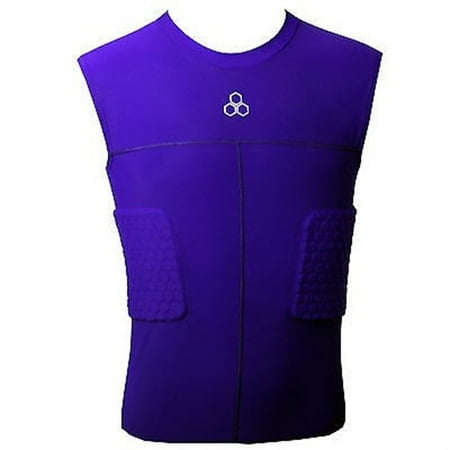 Mcdavid Hexpad Knee Pad - McDavid 7910 Hexpad Compression Bodyshirt Rib & Spine Pads Royal-XLarge