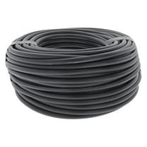 1/4" Vinyl Tubing 100ft - Black Micro Tubing for Drip Irrigation - Flexible UV Resistant Tubing for Garden, Greenhouse, and Plant Watering Systems