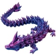 thumbnail image 1 of Juguete dragón Articulado FLhrweasw para aliviar la Ansiedad 30 Cm púrpura, 1 of 9