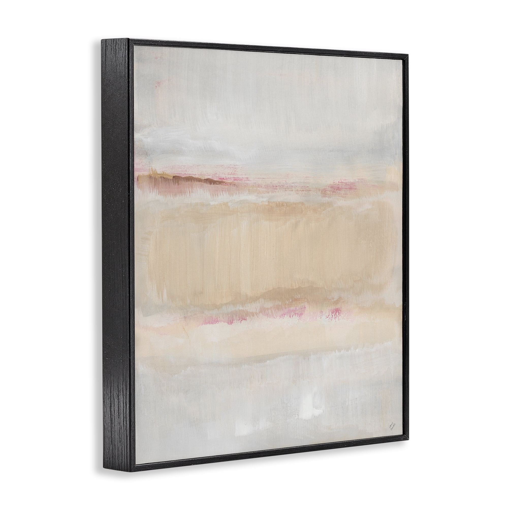 Stupell Industries Restful Misty Landscape Black Framed Giclee Art, design by Lanie Loreth