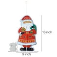 thumbnail image 5 of Coolmade 16.5" Christmas Lighted Window Decorations Christmas Tree Decor Lights Santa Ornaments, Red, 5 of 7