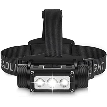 Headlamp , 4000 Lumen Headlamps for ,  Bright  Headlight Flashlight 6 Modes 160  Adjustable Hardhat Headlamp