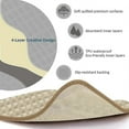 thumbnail image 2 of 2 Pack Ultra Washable Seat Pad (21x 22in) For Incontinence - Seniors, Adult, Children, Or Pet Underpad Protection(beige), 2 of 4