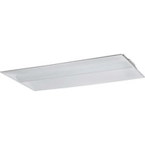 Perlglow 2X4 Center Basket Troffer Panel Fixture, Dimmable LED Drop Ceiling Lights 4CCT.